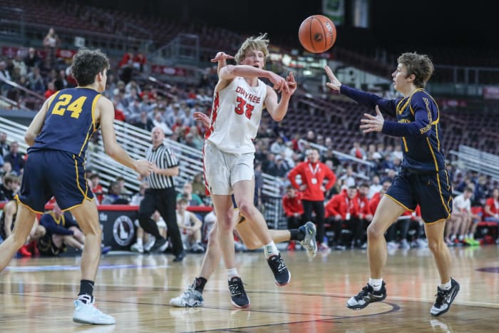 Meridian Owyhee Idaho boys basketball state playoffs orr 202310